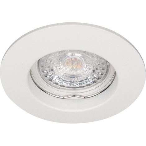 Spot BE BETTER - bague GU10 rond fixe, blanc mat IP20 - EUROPOLE - 2304 (1/3)
