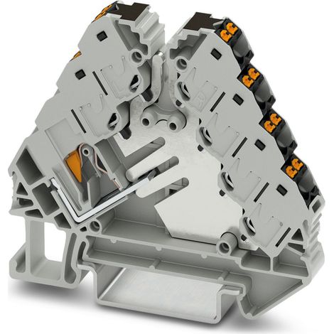 Bloc de distribution Phoenix Contact PTRVB, 13 pôles , Enfichable, 0.14 2.5mm², 1.75 A @ 1.5 mm², 32 A @ 4 mm² ( Prix pour Boîte de 10 )
