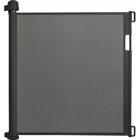 Sicherheitsbarriere ziehbar für Bébés und Chiens - 0 zu/bei 150cm - Sicherheitsbarriere dehnbar und aufrollbar schwarz (1/5)