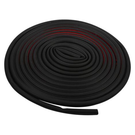 QORVA-8M grand D forme voiture moteur porte bord joint en caoutchouc garniture bande creuse coupe-froid (1/5)