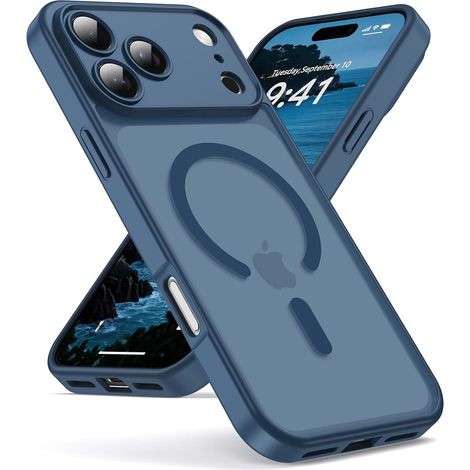 Coque pour iPhone 18 Pro / 17 Pro Magsafe Case,Bleu (1/5)