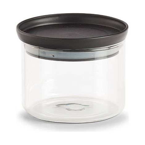 Glasbehälter mit Kunststoffdeckel, 350 ml