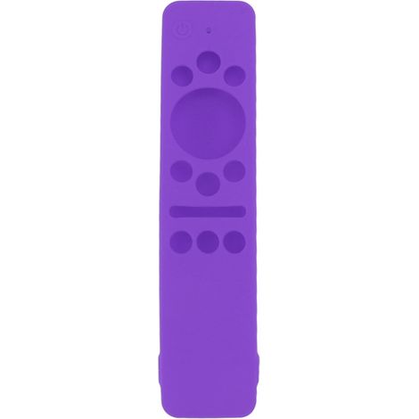 Étui de protection en silicone violet pour télécommande de téléviseur intelligent Samsung BN59 01259E 1259B 1312A 1312B (1/5)