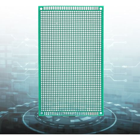 Boîtier Double Face Vert 9x15 cm pour Circuits Imprimés - 3 Pièces