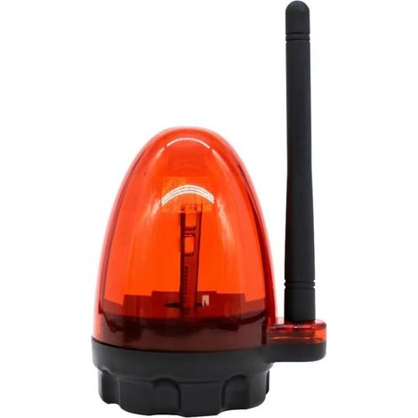 Lampe D'Avertissement D'Urgence Murale à LED 12V-265V, Stroboscope Clignotant, Rouge, pour Ouvre-Portail Extérieur (1/5)