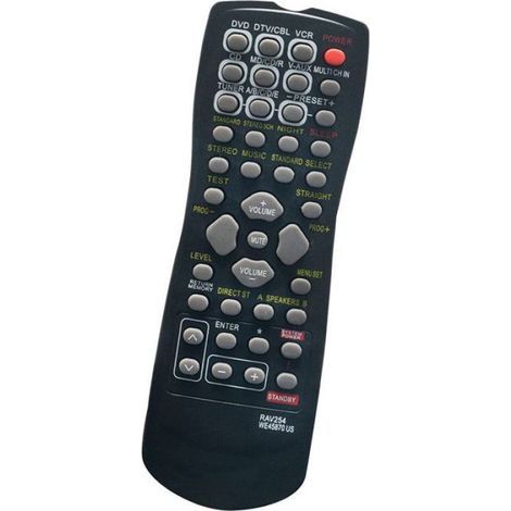 Télécommande - Pour Récepteur Yamaha RX V496 HTR 5240 5250 5630 RX V350 359 390 - Noir - 1 Pièce