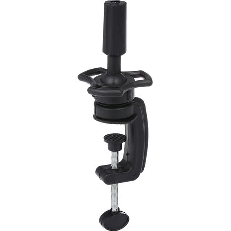 Soporte para cabeza de maniquí de entrenamiento, soporte para peluca, abrazadera de escritorio/mesa, herramienta de plástico y metal para accesorios de cabello