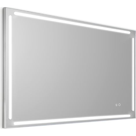 GEDY Paul specchio reversibile antiappannamento 120X80 con led codice prod: 000032033800000 (1/3)