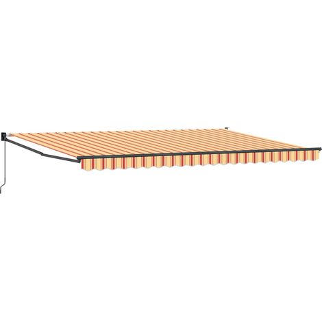 Maison Exclusive - Tenda da Sole Giallo e Arancione 500 x 300 x 165 cm