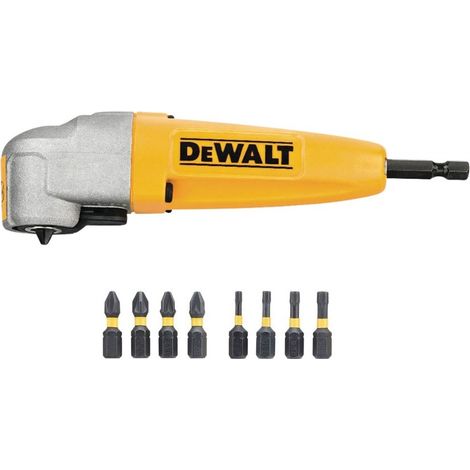 Dewalt – Renvoi d'angle avec embouts de vissage DT71517 – Design compact pour accès difficile – Compatible vis hexagonales et plates (1/7)