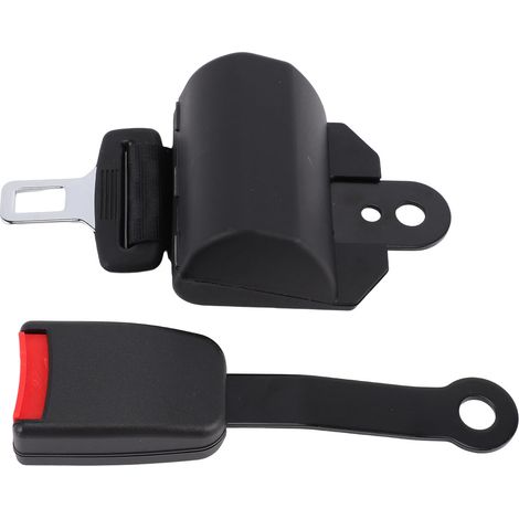 Ceinture de sécurité universelle pour chariot élévateur, Type 2 points, rétractable, sécurité pour véhicules d'ingénierie, sangle noire (1/5)
