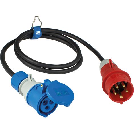 CEE Adapterleitung mit Spannungsanzeige 1,5m H07RN-F 3G2,5 IP44