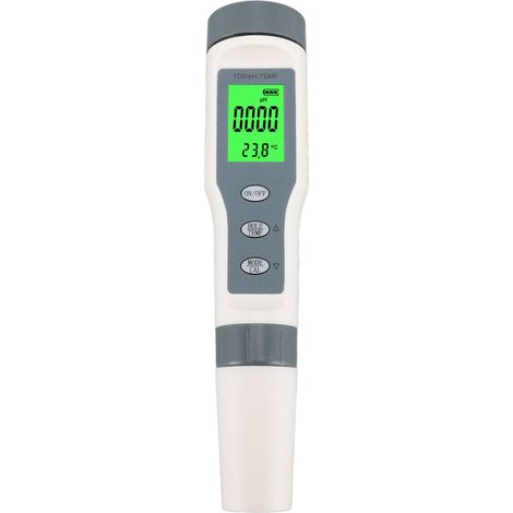 Testeur eau 3 en 1 pH TDS Température IP65 étanche compensation automatique température pour piscine aquarium mesure précise (1/5)