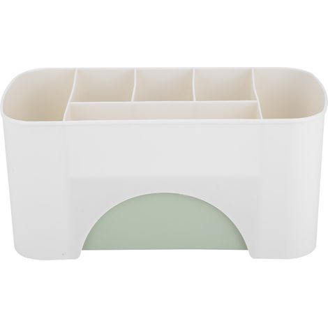Multifunktionaler Schreibtisch-Organizer mit Schubladen für Büromaterial und Make-up, umweltfreundliche Aufbewahrungslösung für Zuhause. (1/5)