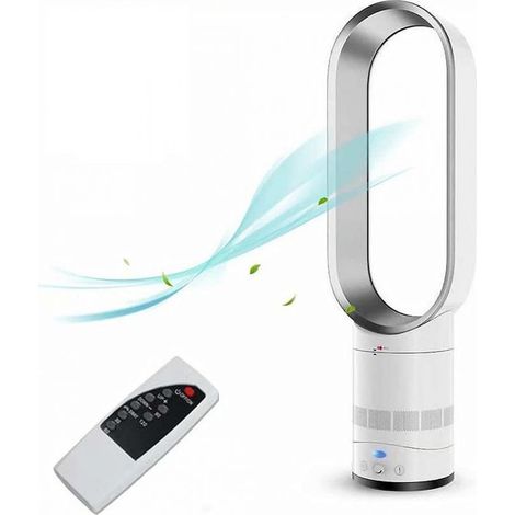 Ymyny – Ventilateur colonne sans pales 16 pouces – Minuterie 0,5 à 2h – Niveau sonore 48 dB – Volume d'air 550 L/S – Télécommande 5m (1/5)