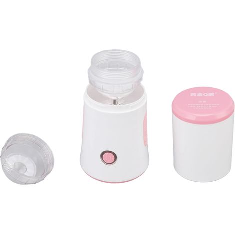 Brouilleur d'œufs automatique multifonctionnel avec fond antidérapant, en matériau de qualité alimentaire, pour la maison, 100-240 V, rose (1/5)