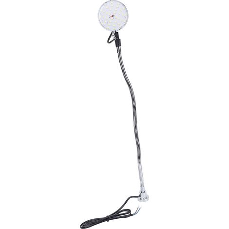 Lampe LED flexible pour machine à coudre, base magnétique, col de cygne 50 cm, éclairage d'atelier orientable (1/5)