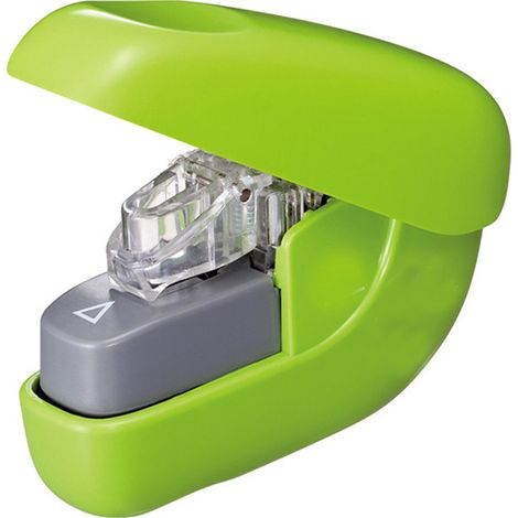 1 Agrafeuse sans agrafes, Compacte, Plastique durable, 12 feuilles, Bureau Maison École (1/5)