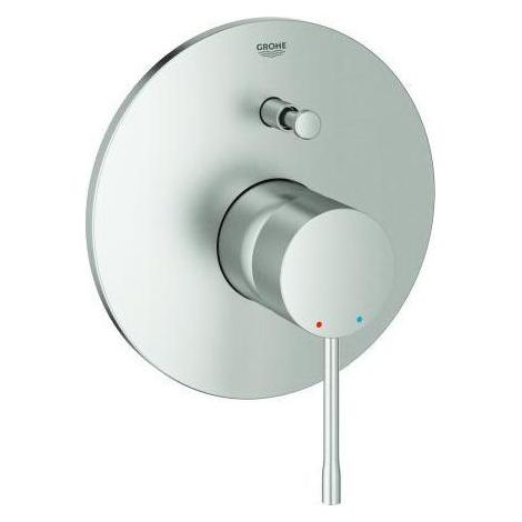 Grohe Essence Einhand-Wannenbatterie, Fertigmontageset für Rapido E, Supersteel, 19285DC1 (1/4)