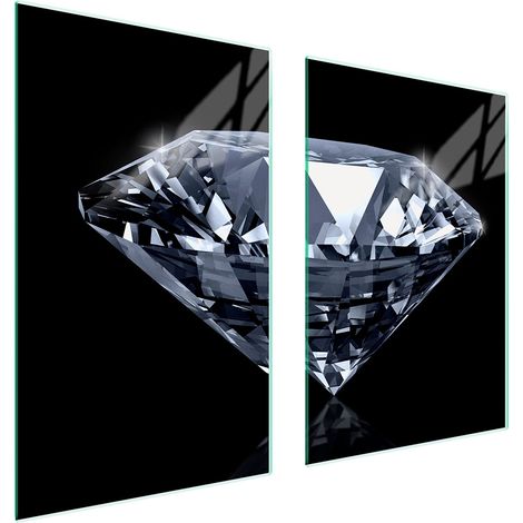 GLASSCHUTZPLATTE FÜR KÜCHE 65x52 DIAMANT