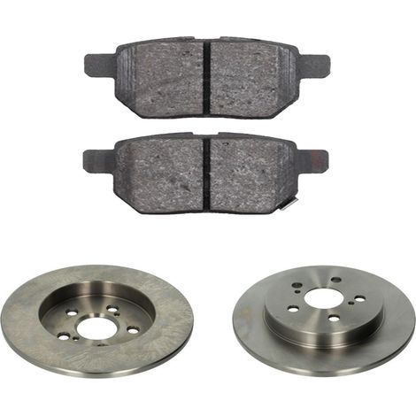 KIT FRENI POSTERIORI compatibile con LEXUS CT (ZWA10) - DISCHI + PASTIGLIE OEM: P83133 / 18052 , 18382 /SOSTITUZIONE DIRETTA/BASSA POLVERE/SILENZIOSO (1/5)