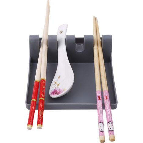 Tapis de rangement gris pour spatule et louche - tapis de rangement multifonctionnel pour ustensiles de cuisine (1/5)
