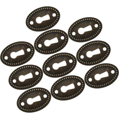Holibanna Lot de 10 plaques finition ovales en alliage zinc pour (1/5)