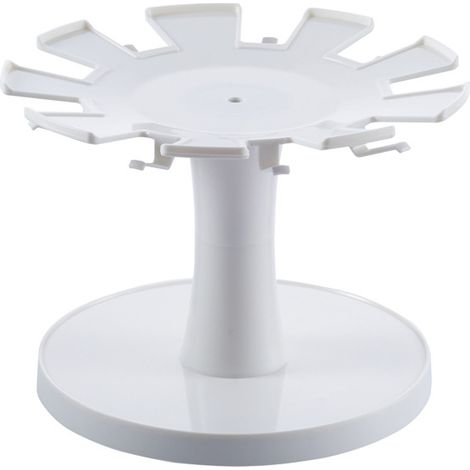 Soporte giratorio de 360° para tazas y platillos de café, ideal para el hogar, la cocina, la oficina y el bar. (1/5)