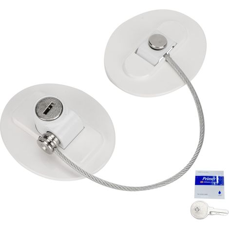 Verrou de sécurité enfant pour fenêtres et portes, accessoire de verrouillage pour hôtels et maisons avec protection pour personnes âgées. (1/5)