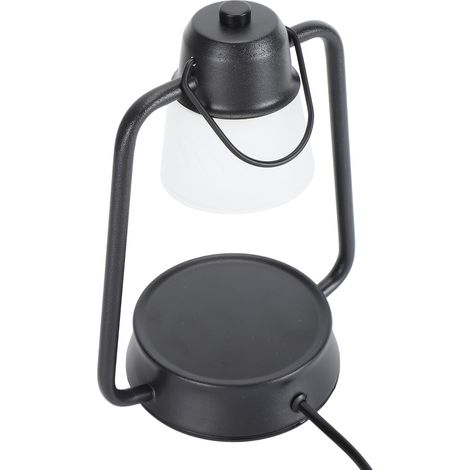 Lampe chauffe-bougie avec minuterie, style vintage, pour l'aromathérapie et la fonte de cire. Chauffe-bougie électrique avec 2 ampoules. (1/5)
