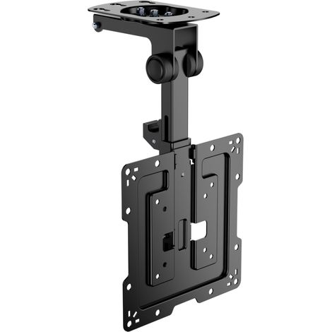 Support TV plafond orientable pliable 20kg – Pour écrans de 19 à 43 pouces – Acier haute résistance – Angle pivotant -45º / 45º – Aisens (1/3)