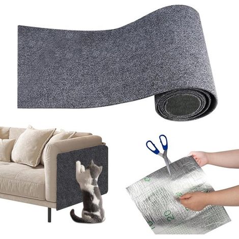 Selbstklebende Kratzmatte für Katzen Kratzschutz für Möbel 1 Stück 40 x 200 cm