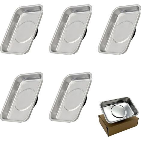 Magnetischer Werkzeughalter – 5er-Set – Edelstahl – Starker Magnet – Für Autowerkstätten und Heimwerker – 95 x 65 mm (1/5)