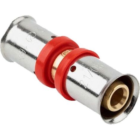 Manchon pour tube multicouche 16 mm, à utiliser avec machine à sertir, gris