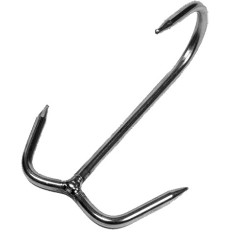 GANCIO AD ANCORA 3 punte - mm. 120x6 3 punte - mm. 120x6