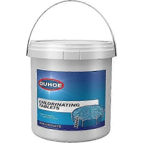 Paquet de 300 comprimés de chlore nettoyants, adaptés aux piscines flottantes et aux spas, 300 g. (1/5)