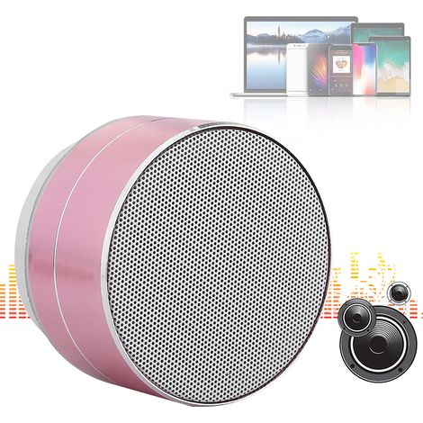 Enceinte Bluetooth A10 Métal Sans Fil avec Subwoofer pour Téléphone et Ordinateur