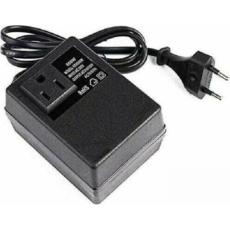 Convertisseur de Tension 200W Transformateur EU Vers US Transformateur Abaisseur 220V Vers 110V Adaptateur de Voyage Monophasé Prise EU (1/5)