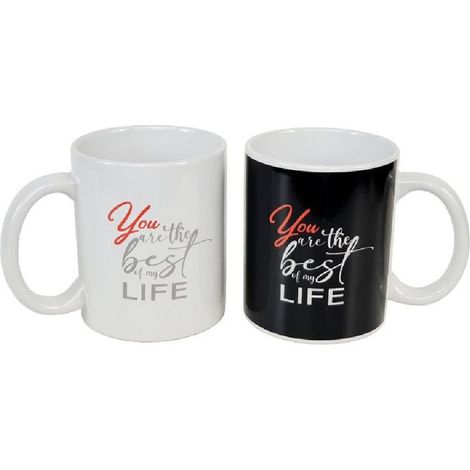 Trade Shop - Tazza Mug In Ceramica Scritta You Are The Best Of My Life Latte Colazione 211168 -