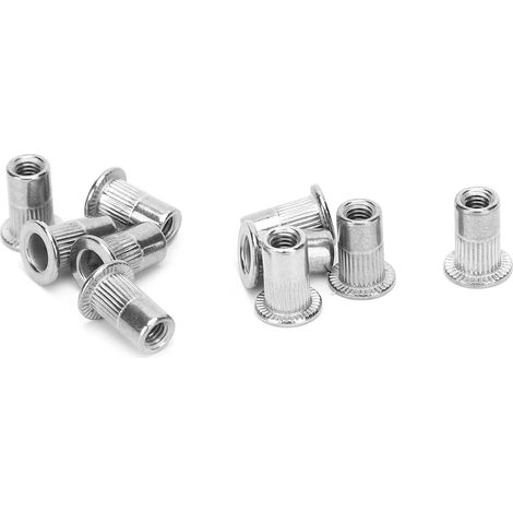 50 écrous à sertir en acier inoxydable M3 - Quincaillerie de fixation industrielle (1/5)