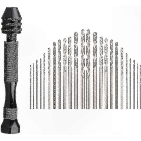 Miniatur-Präzisionsbohrer-Set für filigrane Arbeiten, Set mit feinen Bohrern für Kleinteile, hochwertige Bohrwerkzeuge für detaillierte Heimwerkerprojekte, Komplettset für akribische Projekte. (1/5)