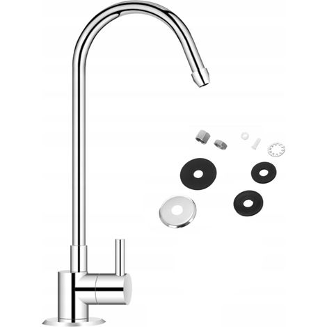 Boquilla pequeña para filtros de agua Myaqua, cromada, individual, giratoria 360°. (1/4)