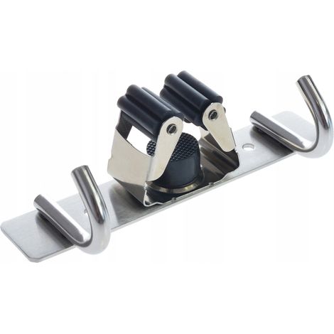 PORTA-UTENSILI GANCIO APPENDIABITI SCOPE RASTRELLO MOP SPAZZOLE (1/5)