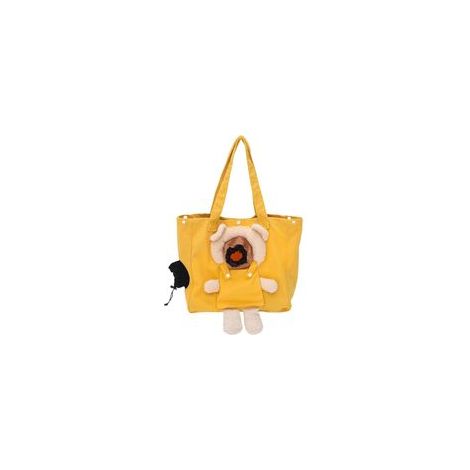 Faltbare Haustiertragetasche – Belüftete Tragetasche für Katzen und Hunde, leichte und tragbare Wander-/Campingtasche (4 kg Tragkraft) – Crezuo