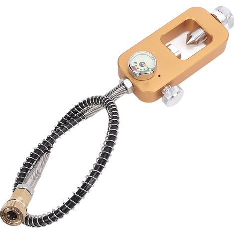 Adaptateur pour bouteille de plongée, station de remplissage avec manomètre et tuyau d'air, 40 MPa, 8 mm, 0,5 L et 1 L (universel) (1/5)