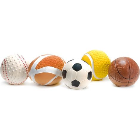 Gioco lattice per cani palle colori assortiti 7-9 cm