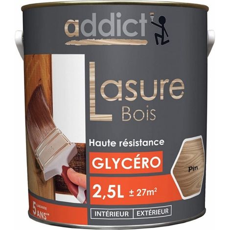 Lasure Glycéro Addict Chêne 2,5 L