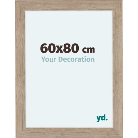 yd. - Cadre photo 60x80 - Chene Clair - MDF - Como (1/5)