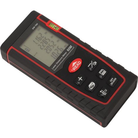 Télémètre laser portable 630-670 nm, outil de mesure laser infrarouge haute précision, portée 60 m (1/5)
