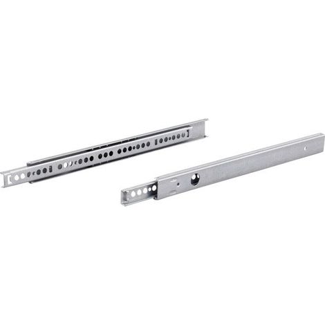 HETTICH Coulisse pour tiroir roulement de boules avec extension partielle, HETTICH 12 kg